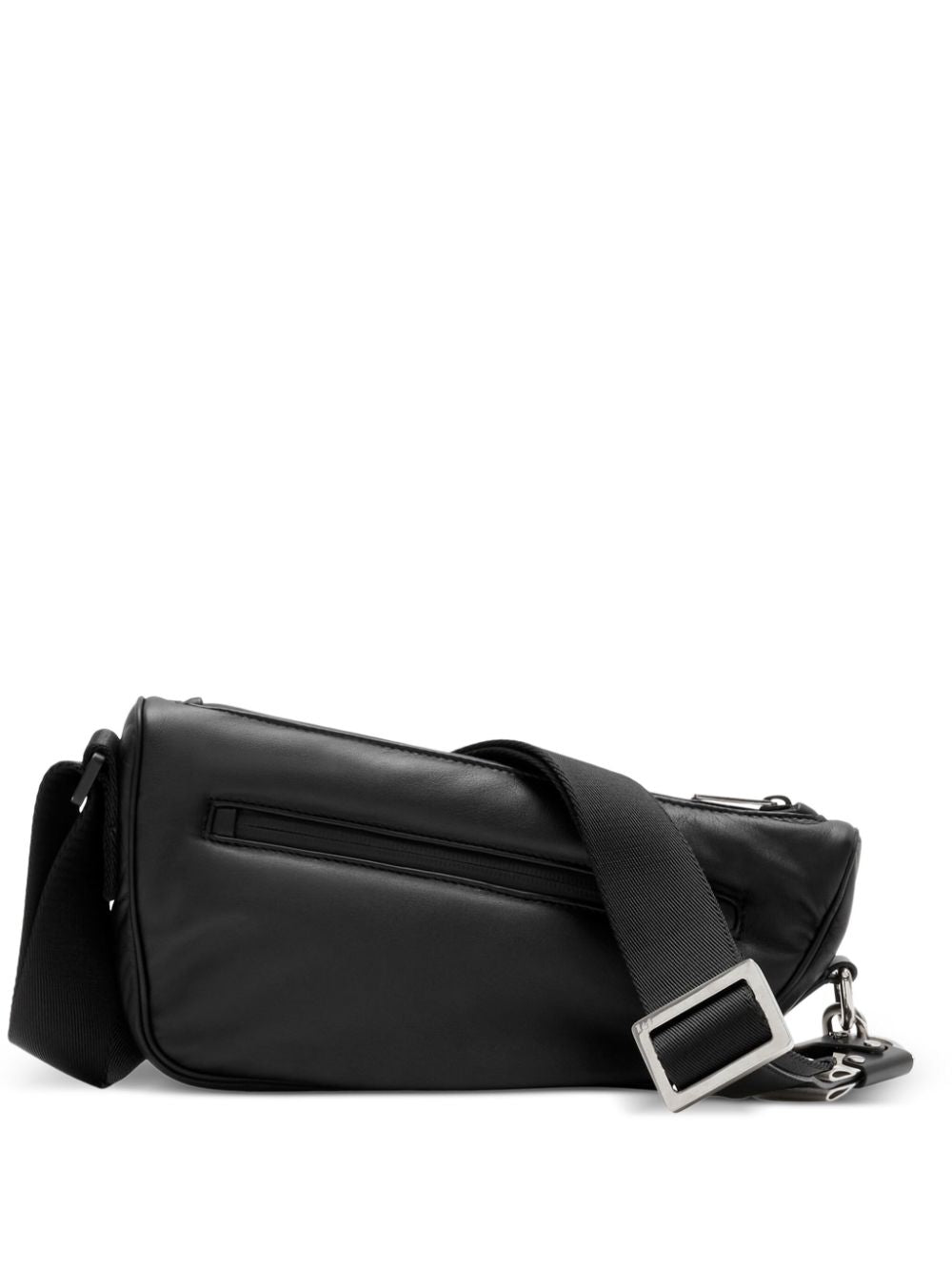 Burberry Women's Asymmetric Leather Crossbody Bag in Black | Size UNI | 8078402 Color A1189