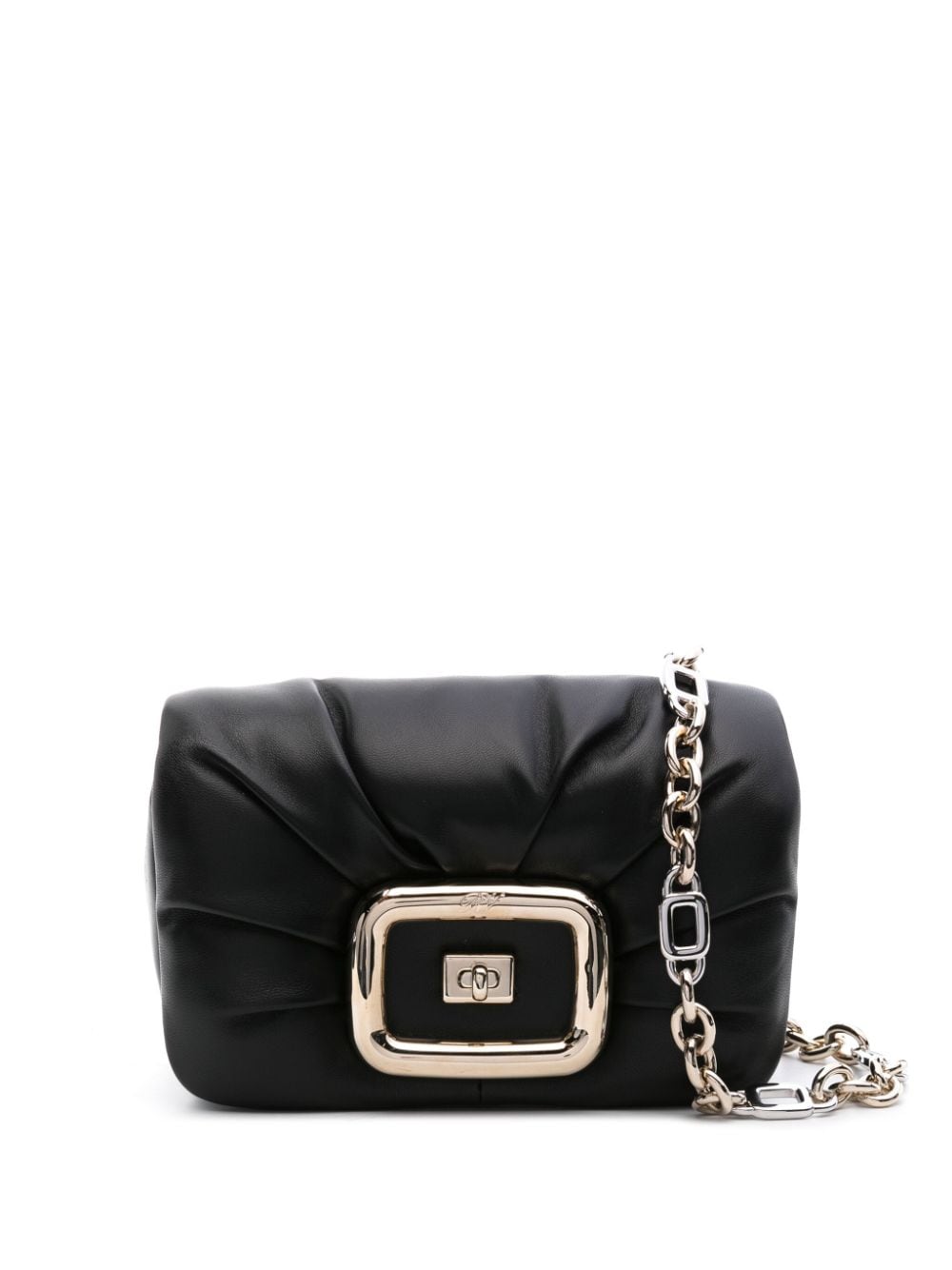 Roger Vivier Women's Leather Bag With Gold Hardware in Black | Size UNI | RBWAOGJ0100 Color YDRB999