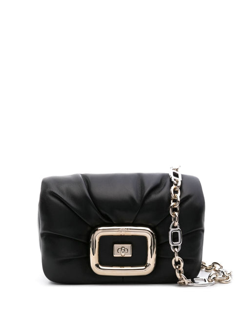 Women's Leather Bag With Gold Hardware in Black | Size UNI | RBWAOGJ0100 Color YDRB999