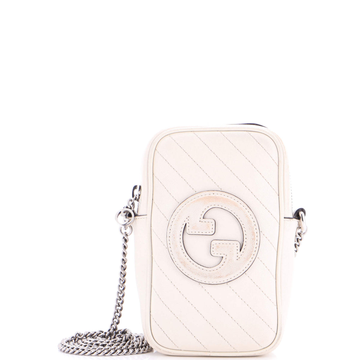 Gucci GUCCI Blondie NM Crossbody Bag Diagonal Quilted Leather Mini