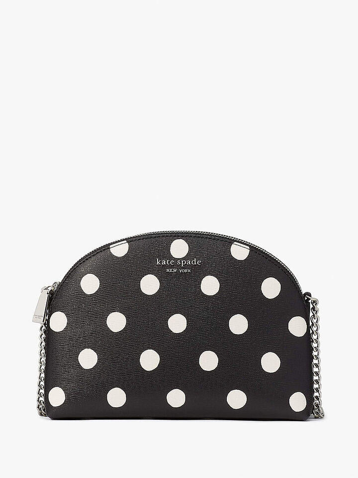 Kate Spade Au Morgan Sunshine Dot Double-Zip Dome Crossbody