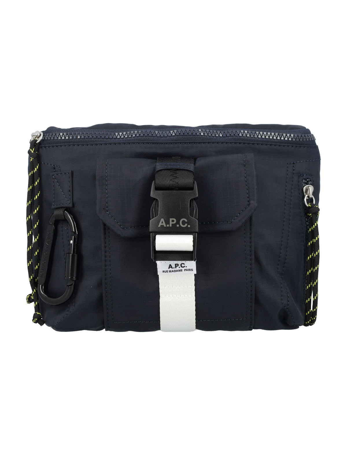 A.p.c. Men's Banane Trek Shoulder Bag in Dark Navy | 24AH62219PAAFH Color IAK