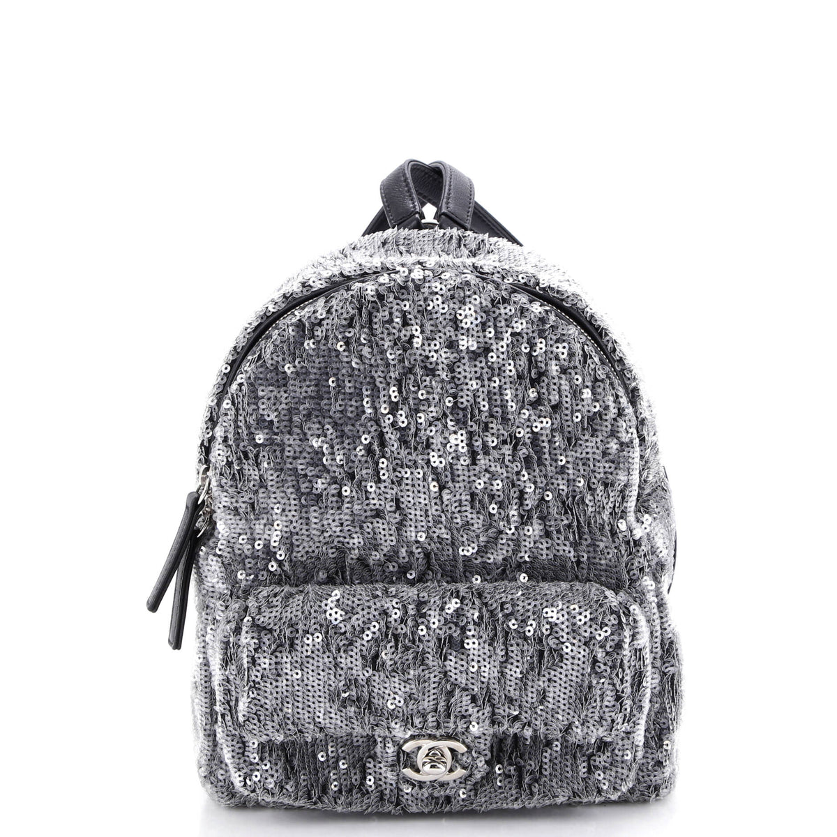 Chanel CHANEL Waterfall Backpack Sequins with Leather Mini