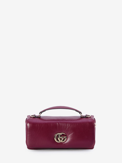 Women's Gg Milano Small Top Handle Bag in Red | 806016AAD5X