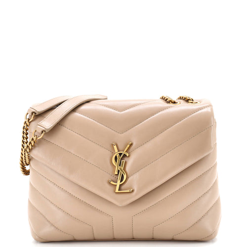 Loulou Shoulder Bag Matelasse Chevron Leather Small