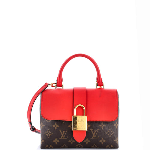Locky Handbag Monogram Canvas with Leather BB