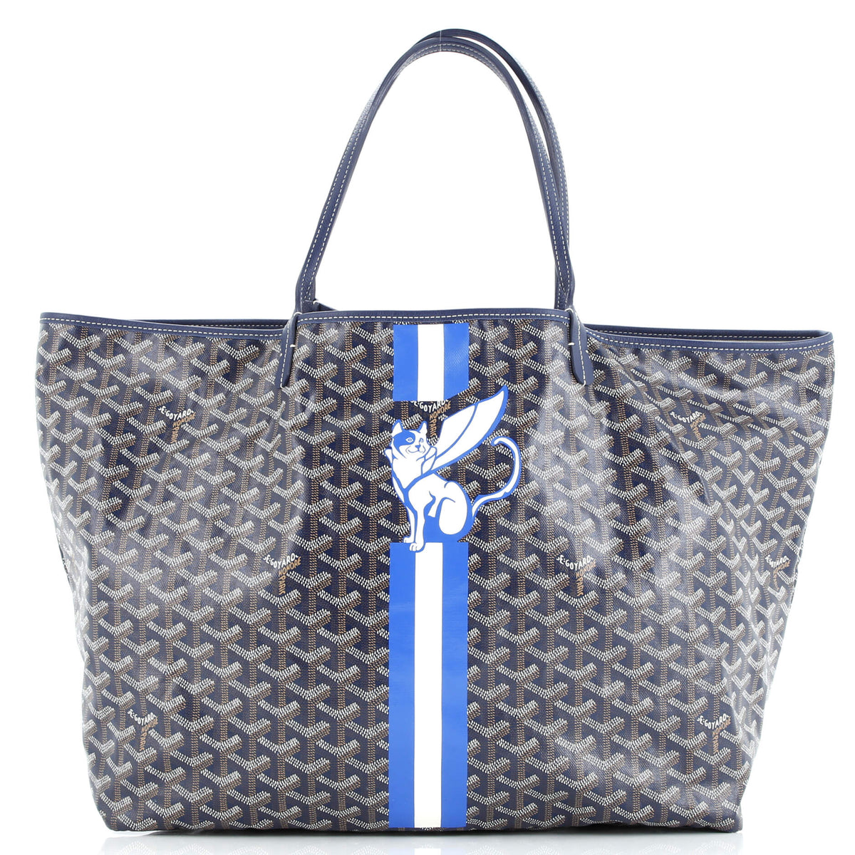 Goyard GOYARD Saint Louis Tote Printed Coated Canvas GM