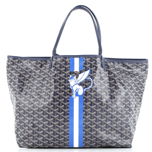 GOYARD Saint Louis Tote Printed Coated Canvas GM
