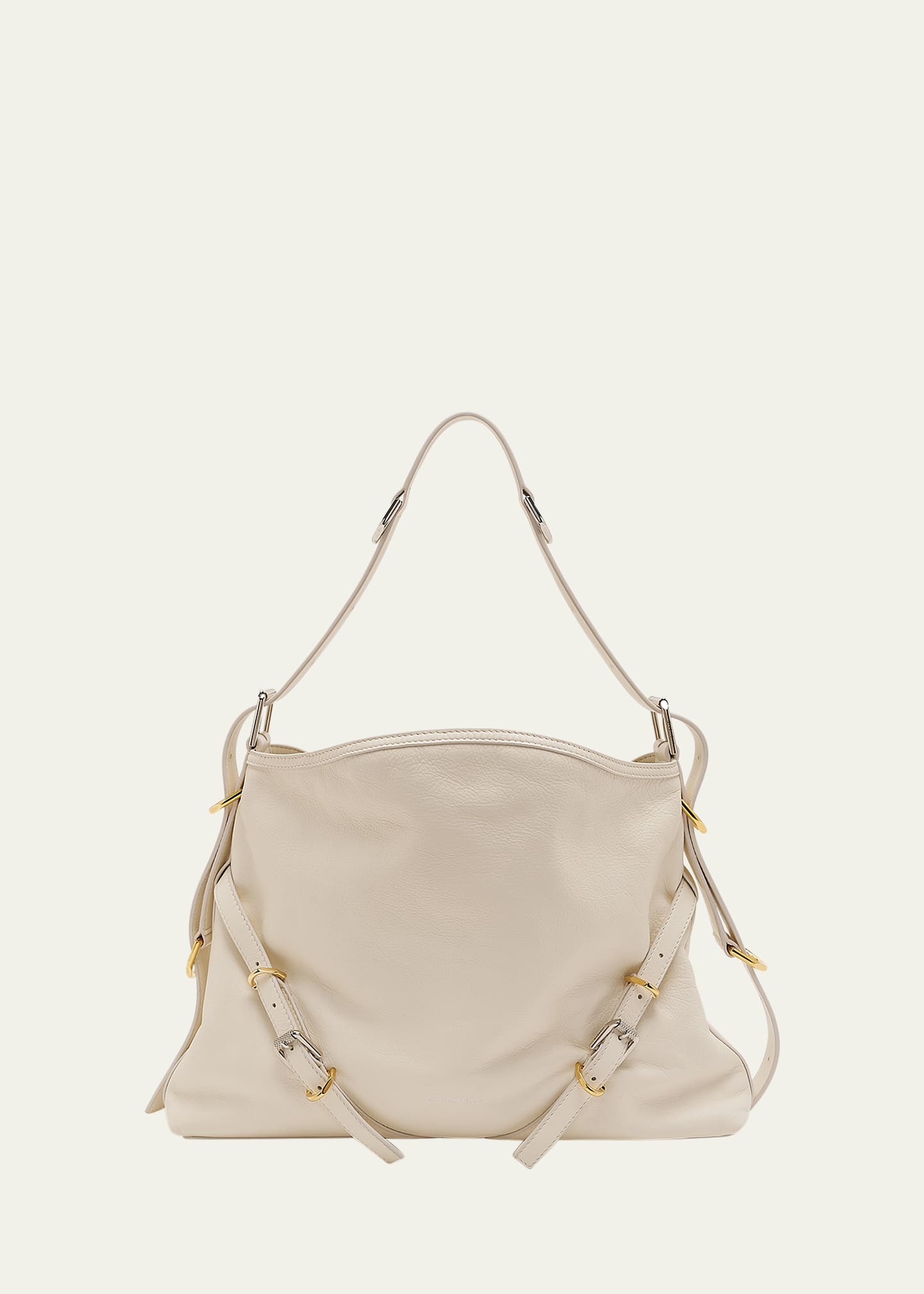 Givenchy Voyou Medium Shoulder Bag in Tumbled Leather