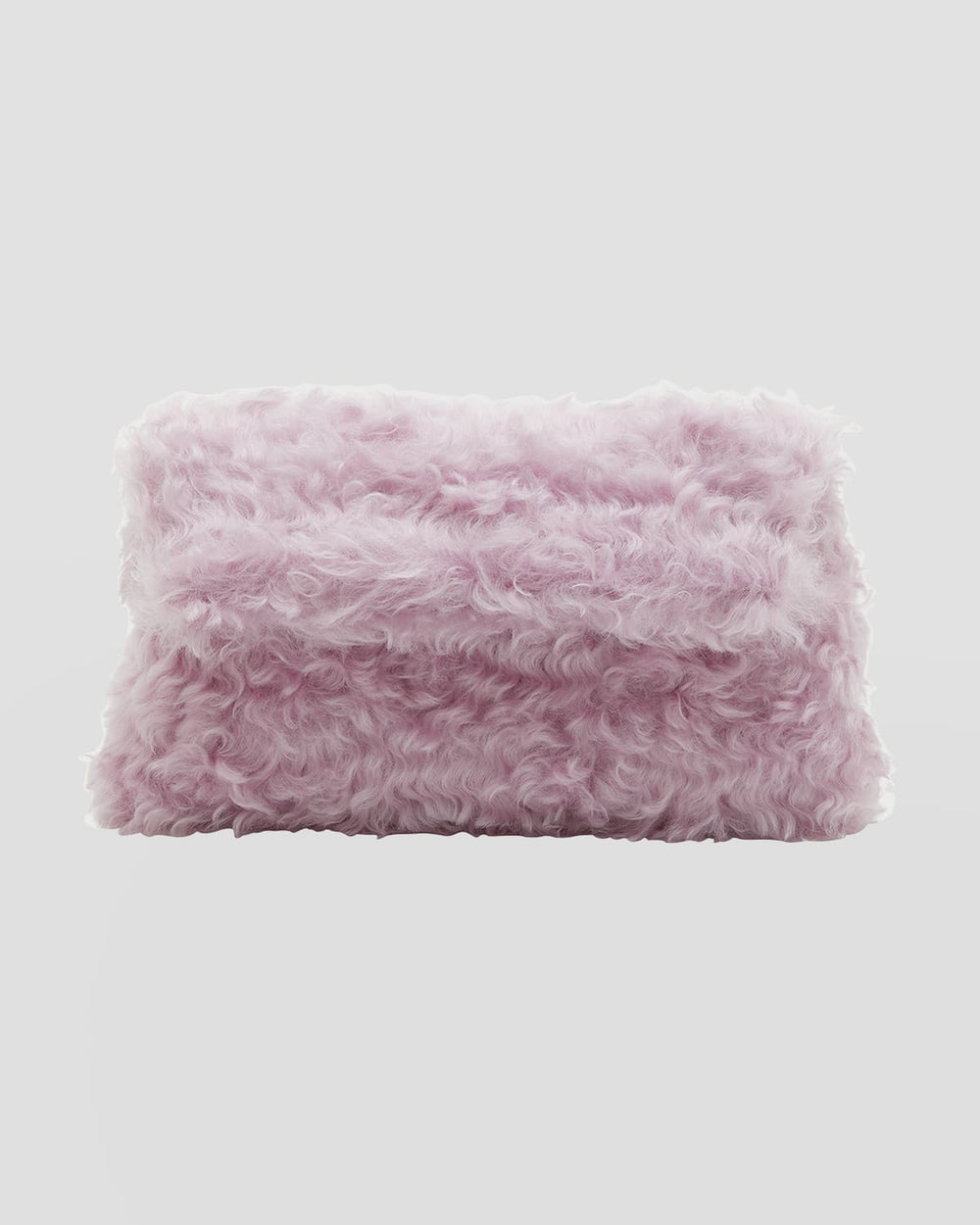 Faux-Fur Clutch Bag