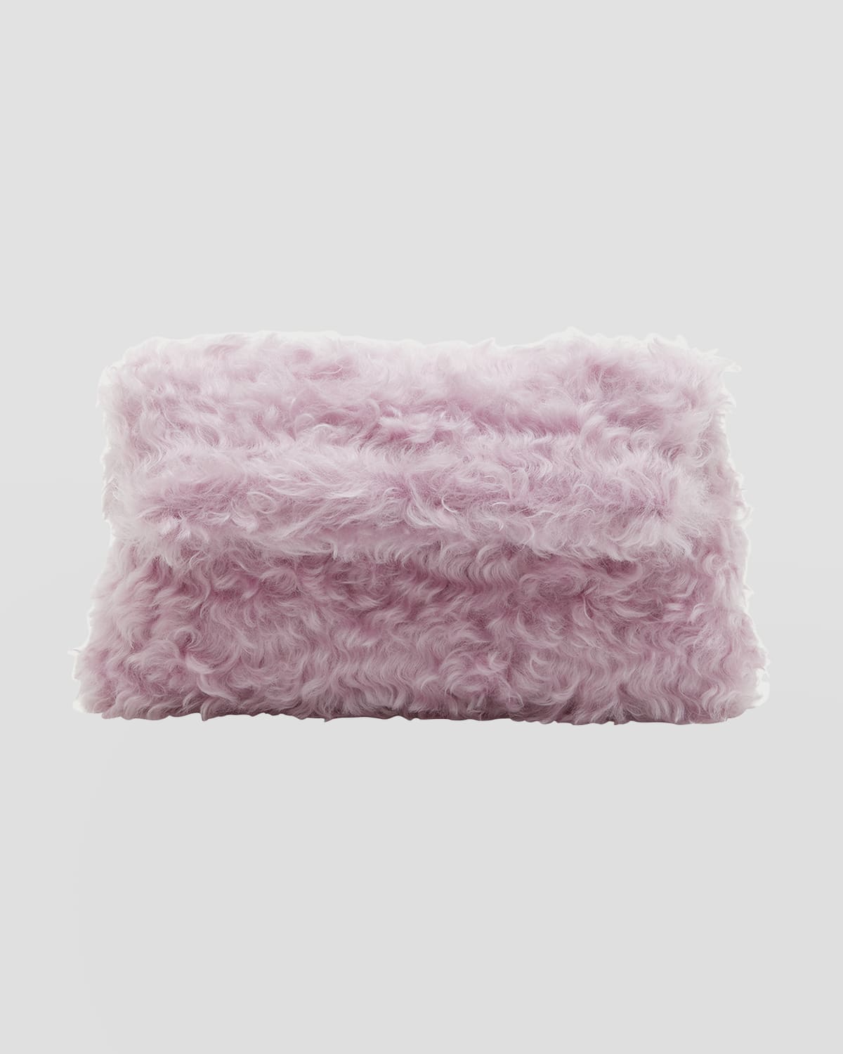 Dries Van Noten Faux-Fur Clutch Bag