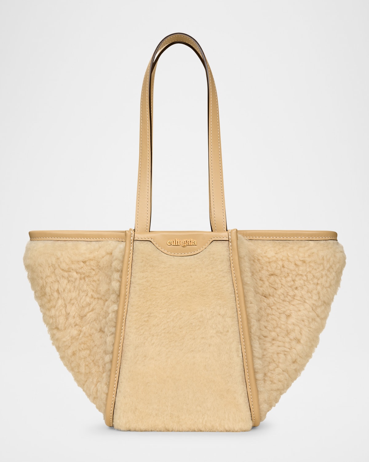 Cult Gaia Sadie Small Faux Fur Tote Bag