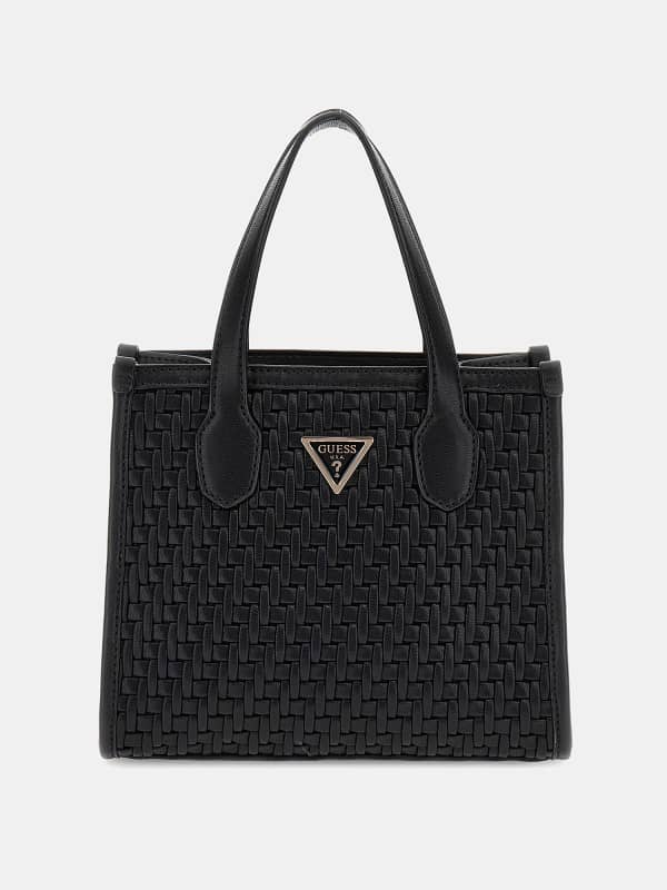 Guess Silvana Woven Mini Handbag