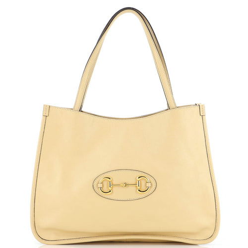 GUCCI Horsebit 1955 Tote Leather Medium