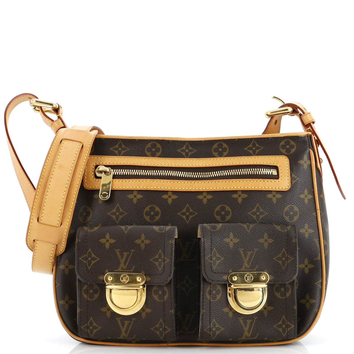 Louis Vuitton Hudson Handbag Monogram Canvas GM