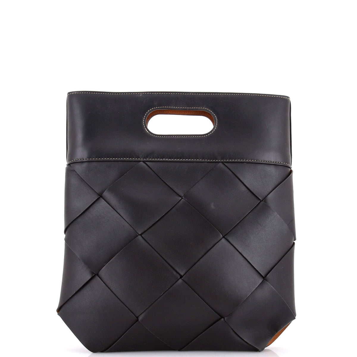 Bottega Veneta Slip Tote Maxi Intrecciato Leather Small