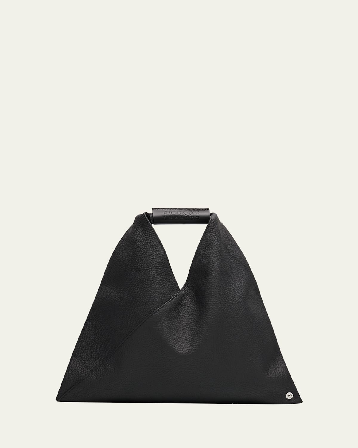 Mm6 Maison Margiela Mini sac hobo en cuir japonais