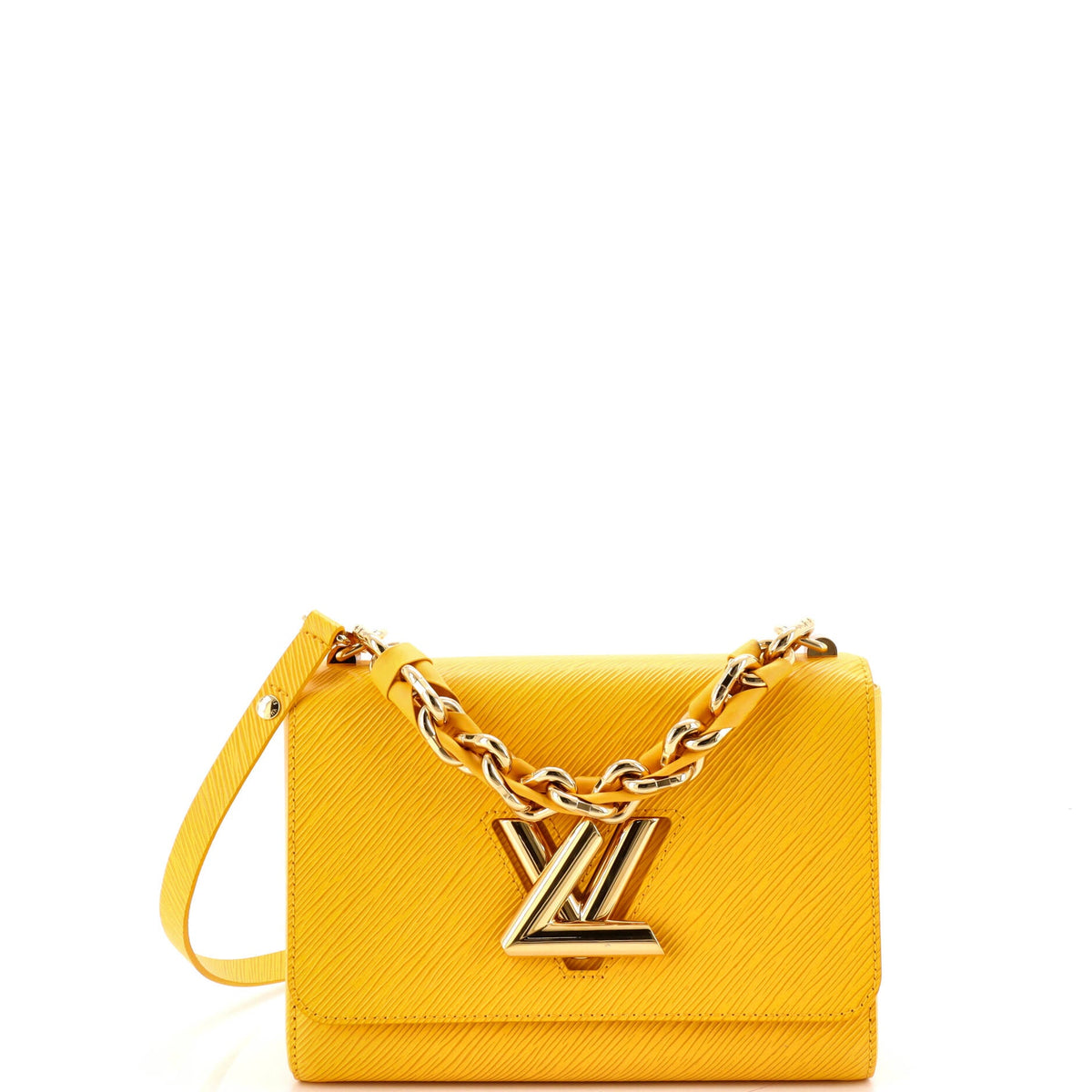 Louis Vuitton Braided Handle Twist Bag Epi Leather MM