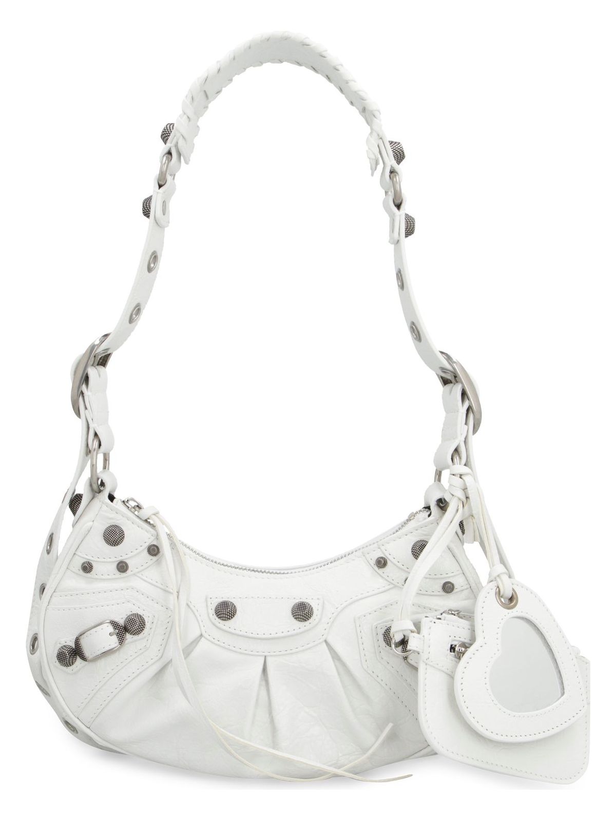 Balenciaga Women's Cagole Shoulder Xs Bag in White | 671309 Color 1VG9Y Color 9104