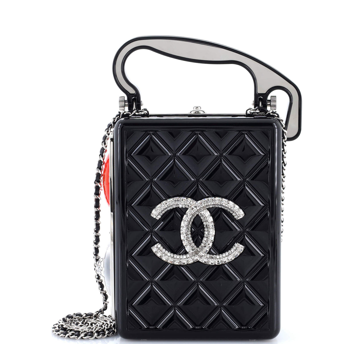 Chanel CHANEL Traffic Light Minaudiere Resin with Metal and Crystals