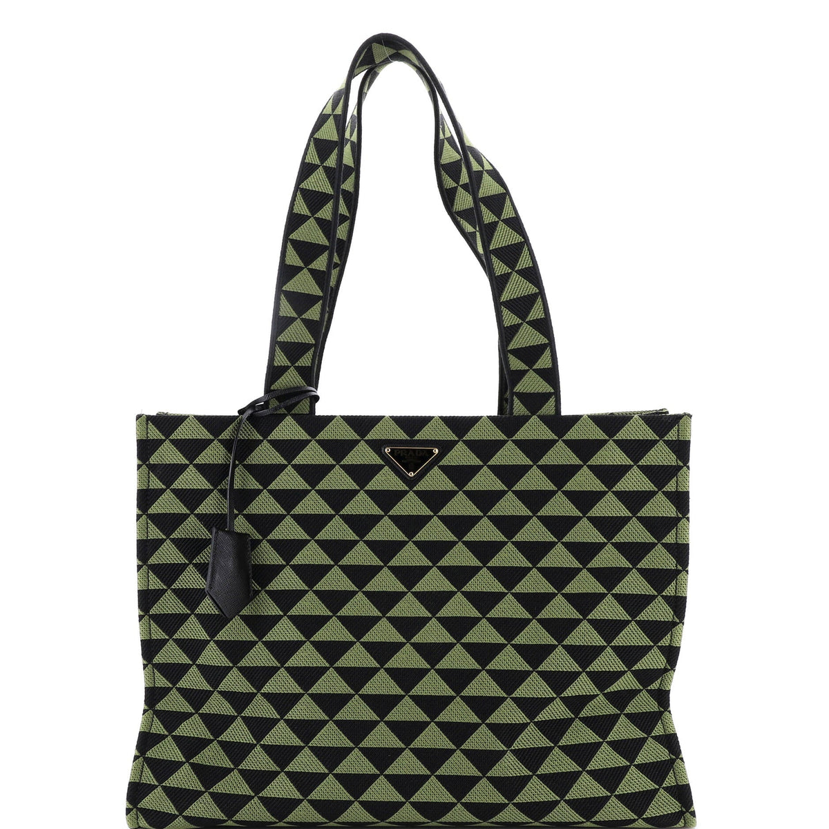 Prada PRADA Symbole Shopper Tote Jacquard Horizontal