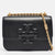 Black Leather Small Eleanor Shoulder Bag