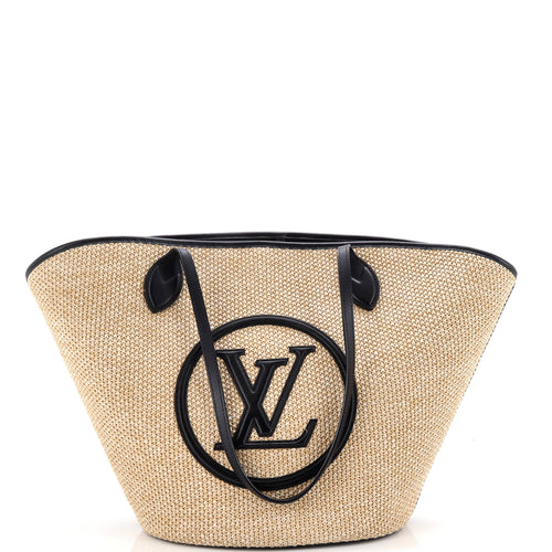 Saint Jacques NM Handbag Raffia and Leather
