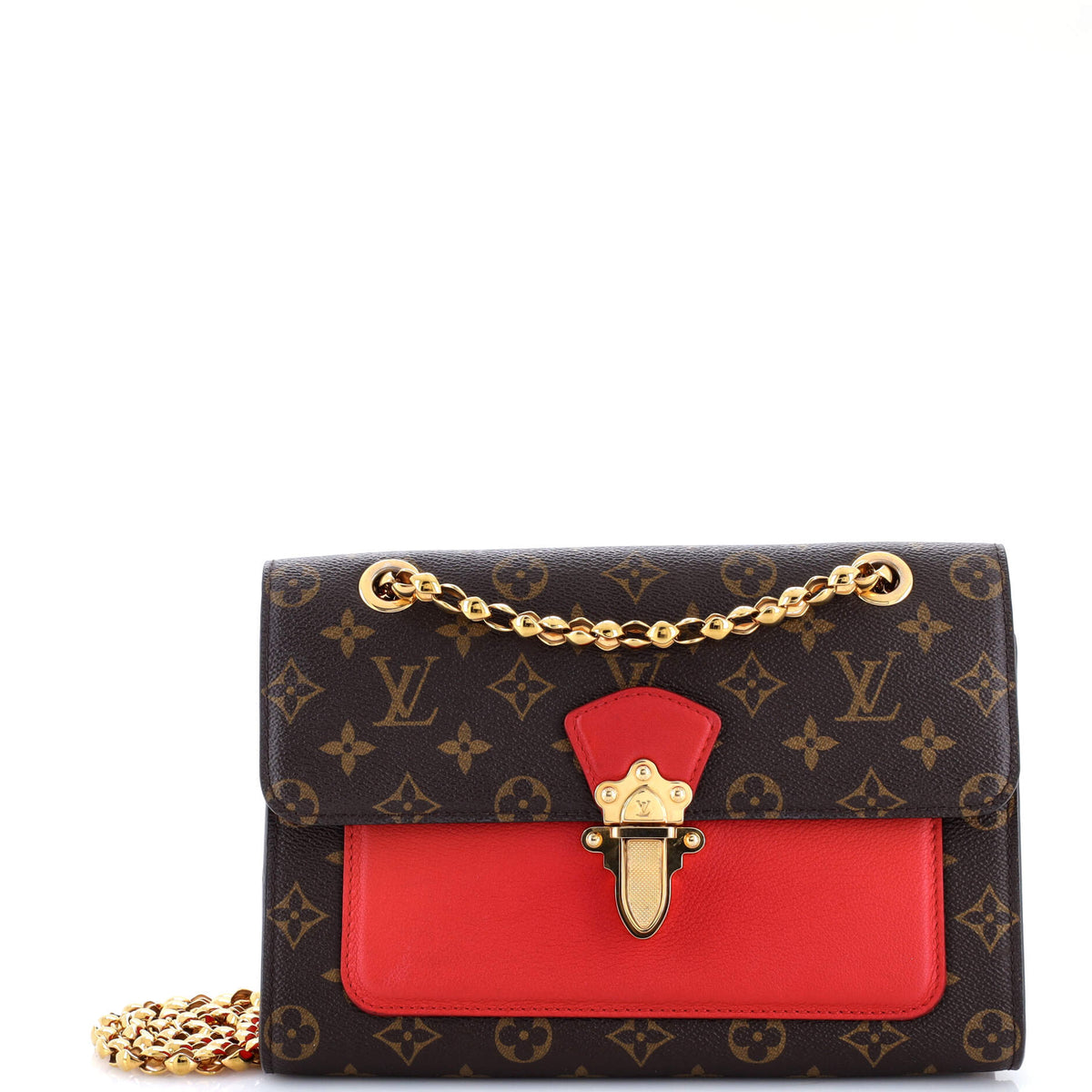 Louis Vuitton Victoire Handbag Monogram Canvas and Leather