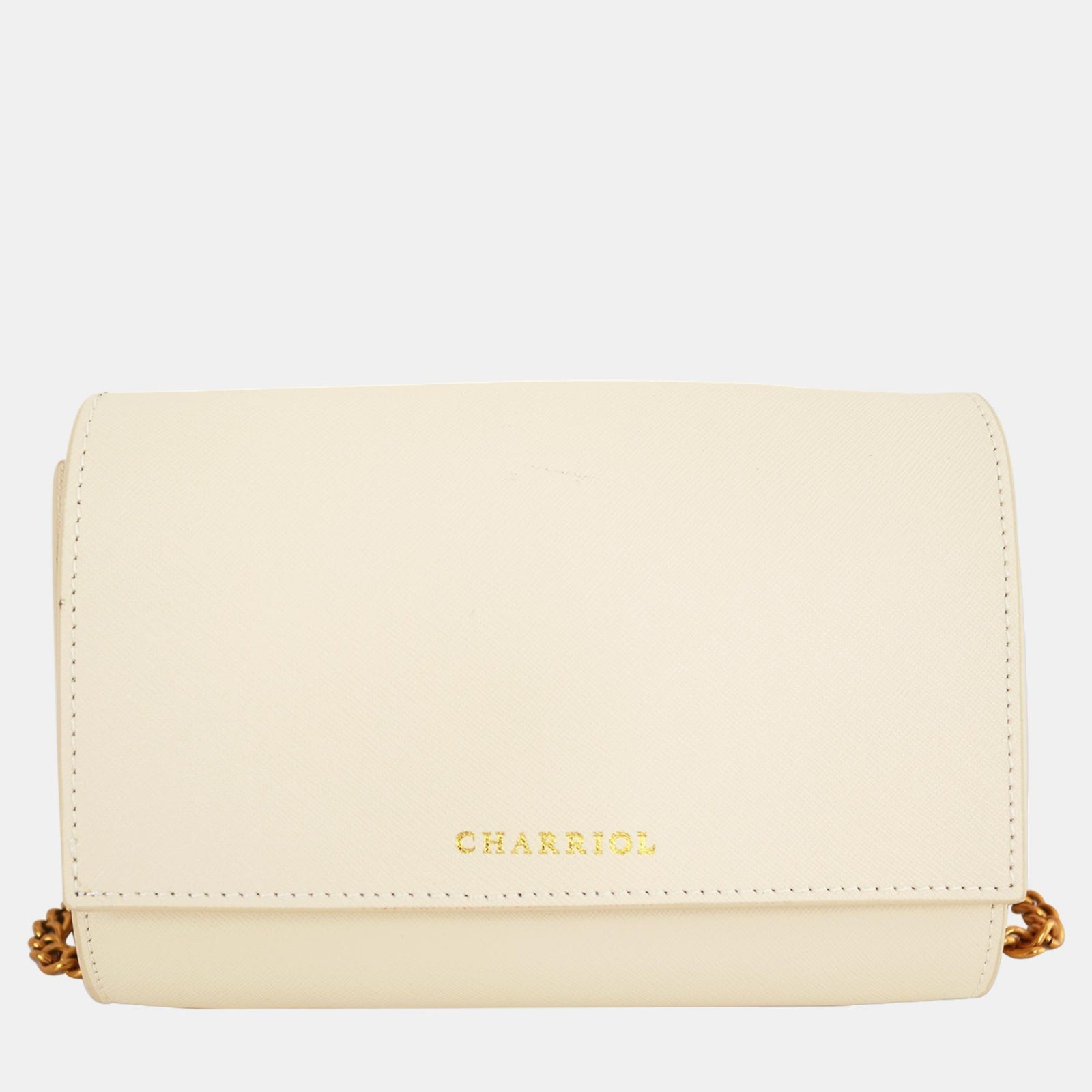 Charriol OffWhite Leather Chameleon Crossbody