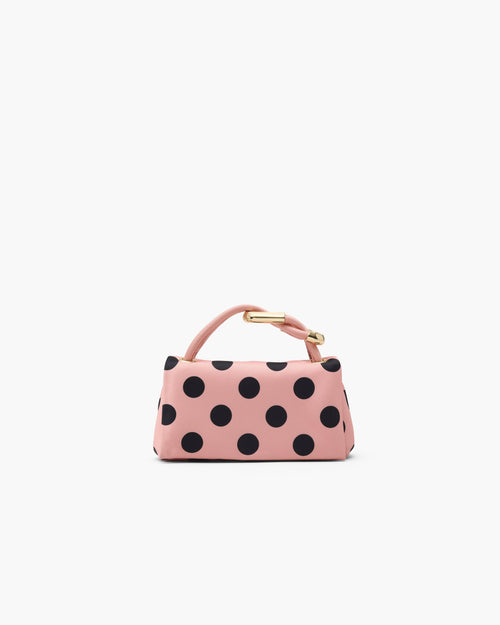 Marc Jacobs The Satin Dots Micro Dual Bag in Peach Multi