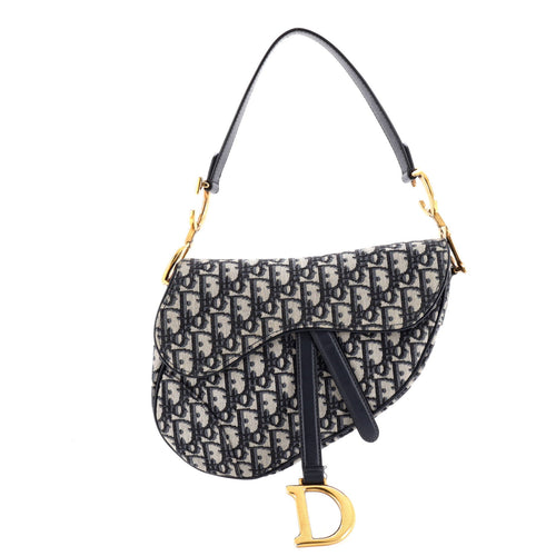 Saddle Handbag Oblique Canvas Medium