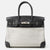 Gray/Ecru Toile H Box Calf Leather Birkin Bag 30