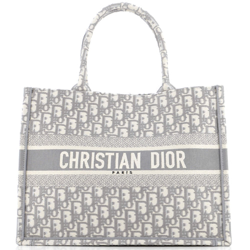 Book Tote Oblique Canvas Medium