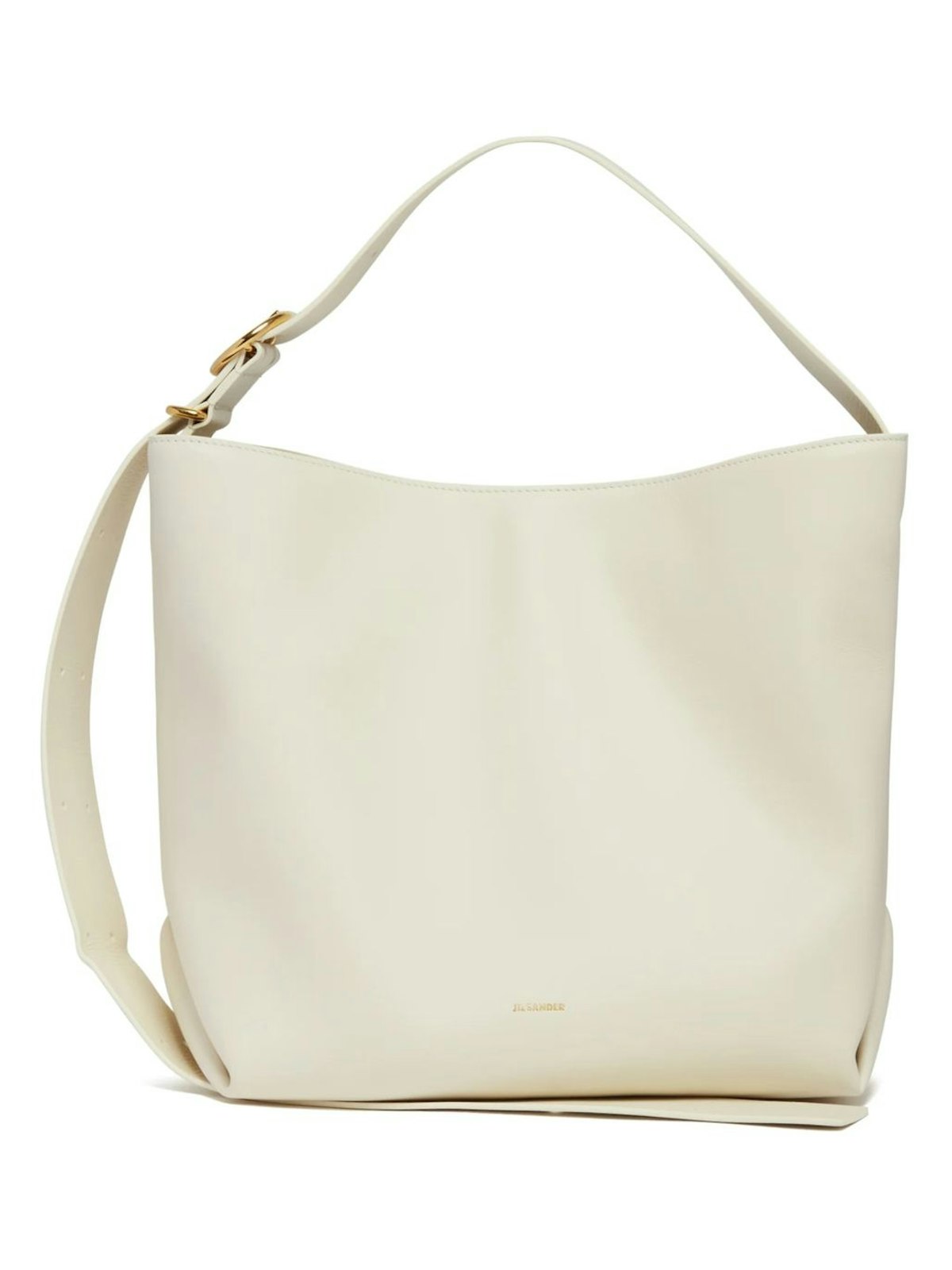 Jil Sander Women's Tote Bag Medium in White | J07ZH0026 Color P6581106
