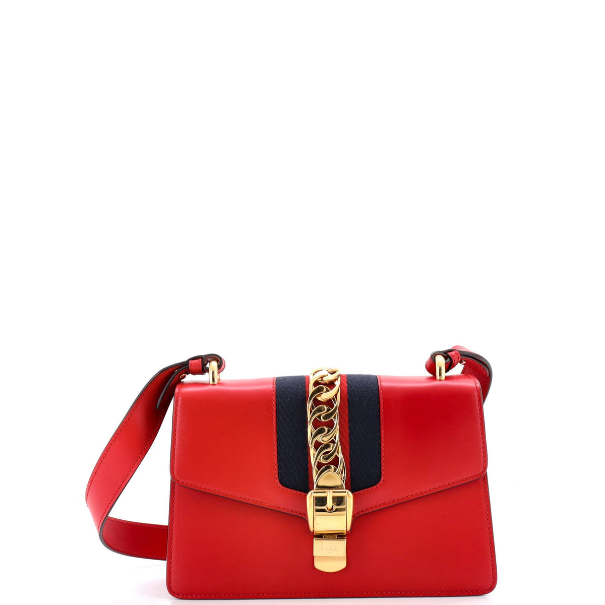 Gucci GUCCI Sylvie Shoulder Bag Leather Small