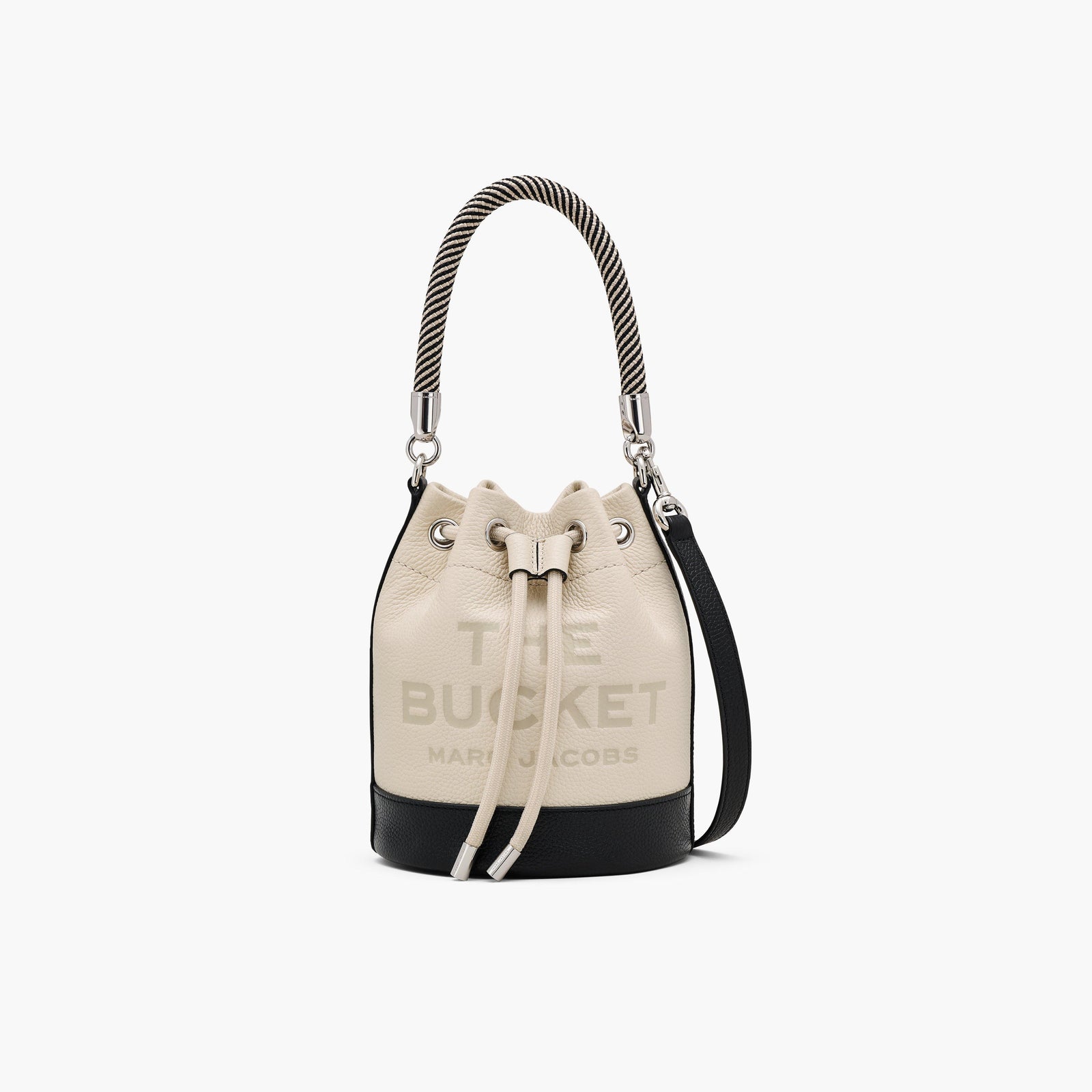 Marc Jacobs The Colorblock Leather Bucket Bag in Ivory Multi