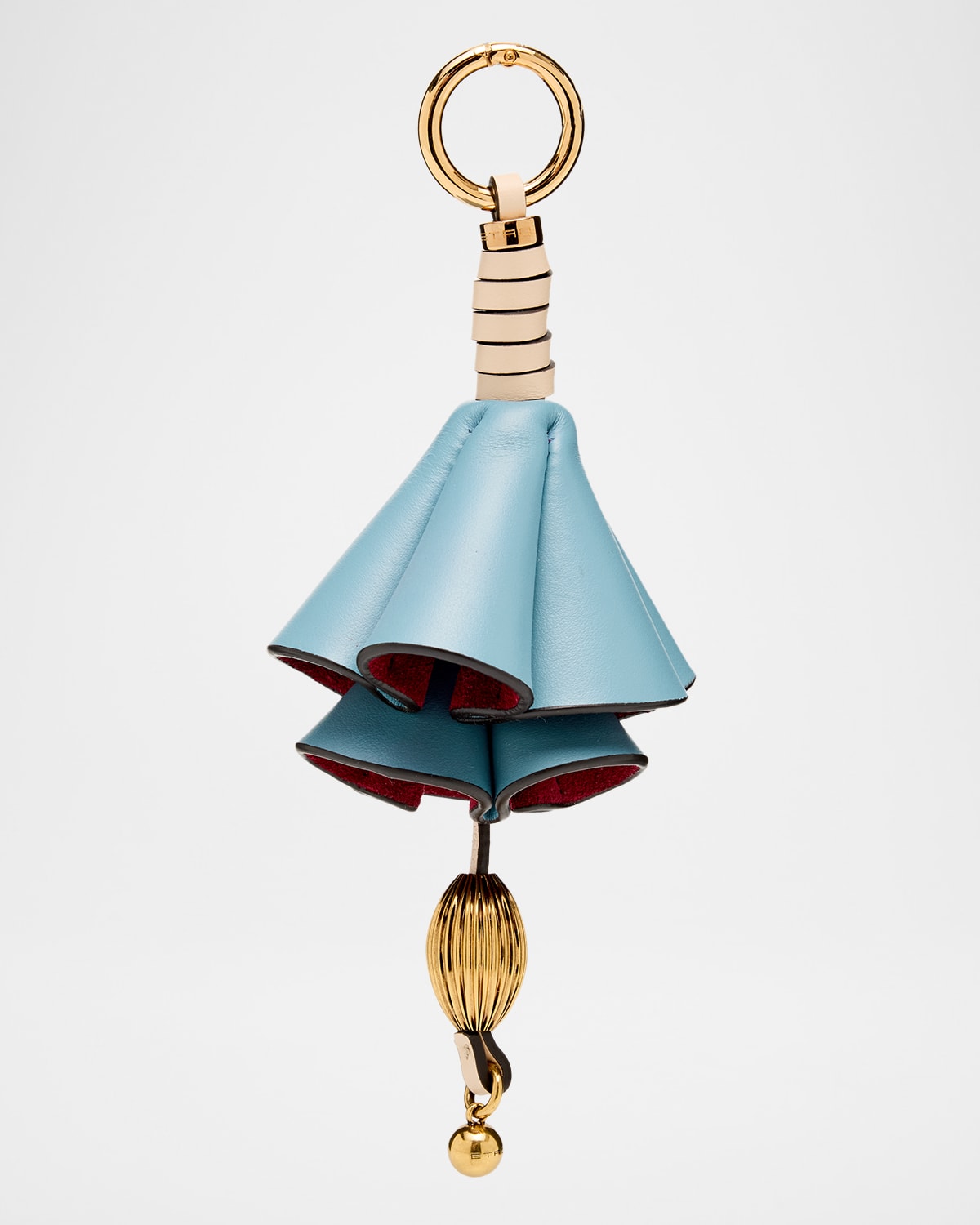 Etro Leather Flower Bag Charm
