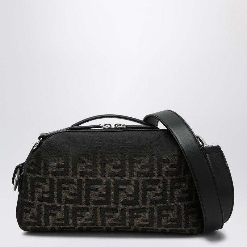 Fendi Men's Ff Jacquard Small Siesta Bag in Brown | 7VA639APD8