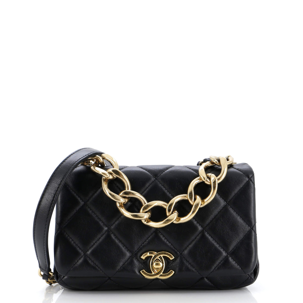 Chanel CHANEL Color Match Flap Bag Quilted Lambskin Small