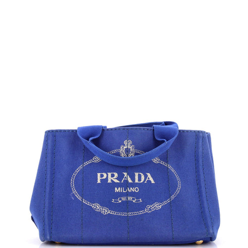 PRADA Canapa Tote Canvas Mini