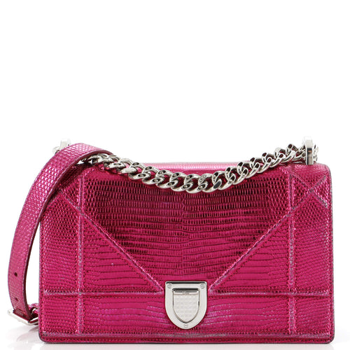 Diorama Flap Bag Lizard Medium