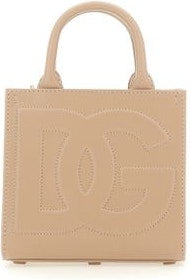 Women's Dg Daily Mini Leather Tote in Pale Pink | BB7479AW576 Color 80402