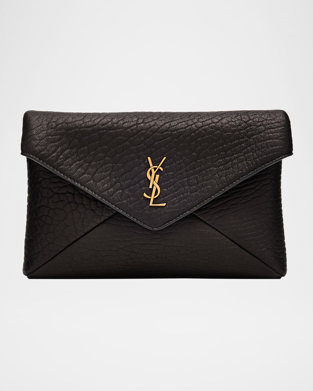 Saint Laurent YSL Envelope Bag on Chain in Lambskin Leather