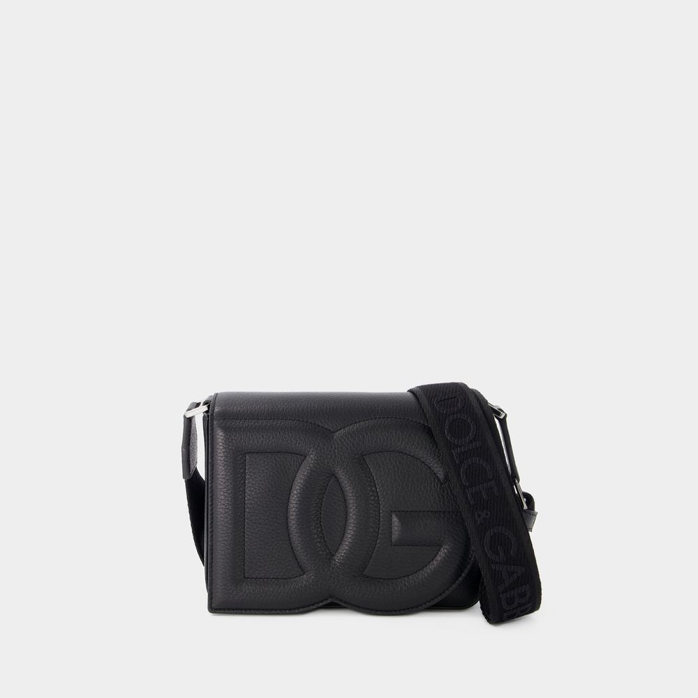 Dolce & Gabbana Men's Dg Logo Crossbody Bag in Black | BM3004A8034 Color 80999