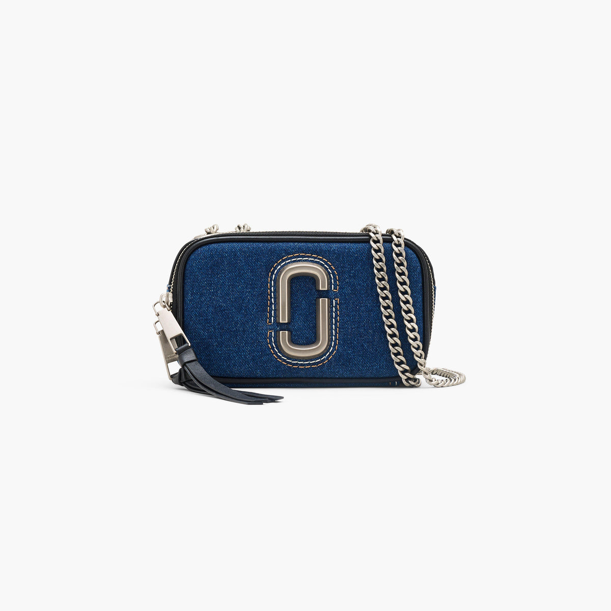 Marc Jacobs The Denim Chain Snapshot Bag in Dark Wash
