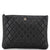 CHANEL O Case Clutch Quilted Caviar Medium