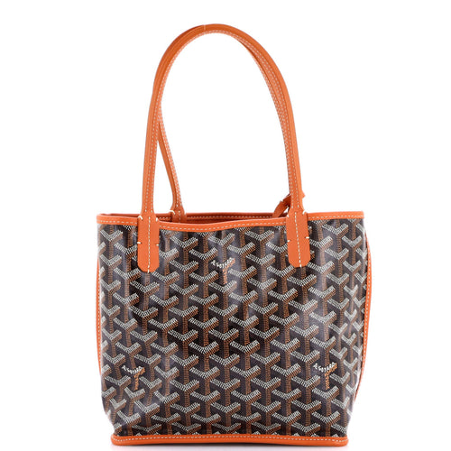 GOYARD Anjou Reversible Tote Coated Canvas Mini