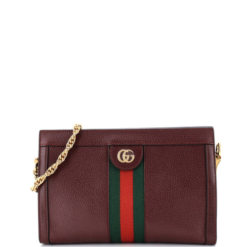 GUCCI Ophidia Chain Shoulder Bag Leather Small