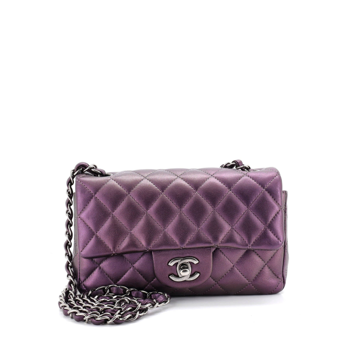 Chanel CHANEL Classic Single Flap Bag Quilted Lambskin Mini