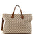 GUCCI Convertible Soft Tote GG Coated Canvas Medium